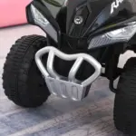 Aosom Kids Ride On Push Car 4 Wheels Music Light Foot-to-Floor Black for 18-36 Months - Image 9