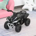 Aosom Kids Ride On Push Car 4 Wheels Music Light Foot-to-Floor Black for 18-36 Months - Image 10