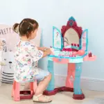 Kids Vanity Set with Magic Mirror, Lights and Music for Ages 3 to 6 - Image 2