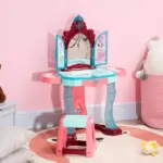 Kids Vanity Set with Magic Mirror, Lights and Music for Ages 3 to 6 - Image 10