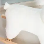 Plush Lamb Rocking Horse White for Ages 18 Months+ - Image 7