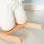 Plush Lamb Rocking Horse White for Ages 18 Months+ - Image 8