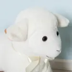 Plush Lamb Rocking Horse White for Ages 18 Months+ - Image 9