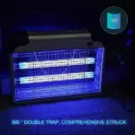 Indoor UV Bug Zapper with 2800V Grid and Two 10W UV Lamps - Image 9