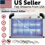 Indoor UV Bug Zapper with 2800V Grid and Two 10W UV Lamps