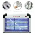 Indoor UV Bug Zapper with 2800V Grid and Two 10W UV Lamps - Image 2