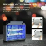Indoor UV Bug Zapper with 2800V Grid and Two 10W UV Lamps - Image 3
