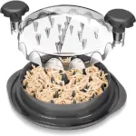 Large Manual Chicken Shredder Tool with Twist Handle and Non Slip Base BPA Free - Image 7