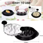 Large Manual Chicken Shredder Tool with Twist Handle and Non Slip Base BPA Free - Image 12