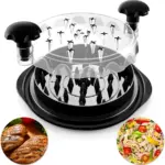 Large Manual Chicken Shredder Tool with Twist Handle and Non Slip Base BPA Free - Image 16