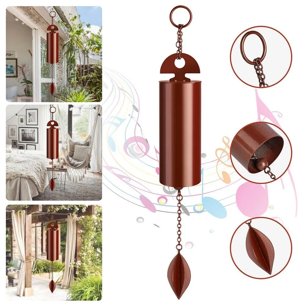 Deep Tone Metal Wind Bell Chime for Outdoor Patio and Garden