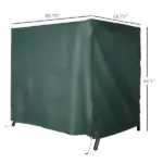 Large Outdoor Swing Chair Cover for your Garden and Patio Furniture Protects Against the Wind UV Rays and Water - Image 3