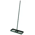 Outsunny Lawn Leveling Rake, 30" x 10" Heavy-Duty Yard Leveling Rake with 66.5" Handle for Backyard, Golf Course