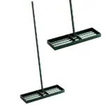 Outsunny 36 Inch Lawn Leveling Rake with 66.5 Inch Handle Green - Image 11