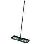 Outsunny 36 Inch Lawn Leveling Rake with 66.5 Inch Handle Green
