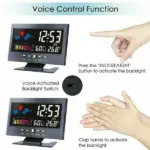 LED Digital Alarm Clock with Calendar Thermometer and Hygrometer - Image 8