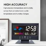 LED Digital Alarm Clock with Calendar Thermometer and Hygrometer - Image 10