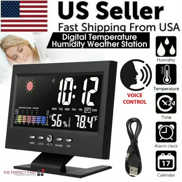 led-digital-alarm-clock-snooze-calendar-thermometer-hygrometer-weather-display-6.webp LED Digital Alarm Clock with Calendar Thermometer and Hygrometer - Image 1
