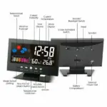 LED Digital Alarm Clock with Calendar Thermometer and Hygrometer - Image 3