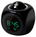 LED Projection Alarm Clock with LCD Display Voice Time Weather and Snooze - Image 9