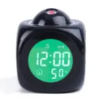 LED Projection Alarm Clock with LCD Display Voice Time Weather and Snooze - Image 10