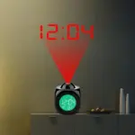 LED Projection Alarm Clock with LCD Display Voice Time Weather and Snooze - Image 11
