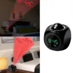 LED Projection Alarm Clock with LCD Display Voice Time Weather and Snooze - Image 14