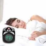 LED Projection Alarm Clock with LCD Display Voice Time Weather and Snooze - Image 15