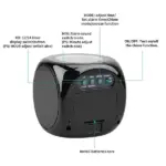LED Projection Alarm Clock with LCD Display Voice Time Weather and Snooze - Image 4