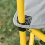 2 Person Folding Camping Chair with Carry Bag and Cup Holders, Green - Image 8