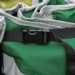 2 Person Folding Camping Chair with Carry Bag and Cup Holders, Green - Image 9