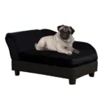 PawHut Luxury Dog Bed for Small Dogs, Hidden Storage, 3" Foam Cushion, Modern Pet Sofa, Black - Image 11