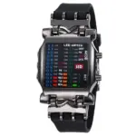 Multicolor LED Digital Sports Watch with Silicone Band - Image 5