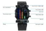 Multicolor LED Digital Sports Watch with Silicone Band - Image 6