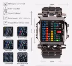 Multicolor LED Digital Sports Watch with Silicone Band - Image 7