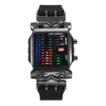 Multicolor LED Digital Sports Watch with Silicone Band - Image 13