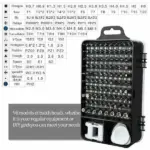 117 Piece Magnetic Precision Screwdriver Bit Repair Tool Kit - Image 3
