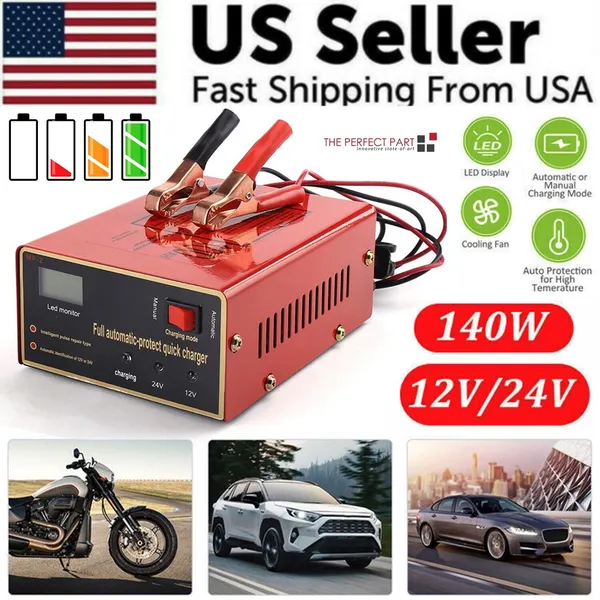 maintenance-free-battery-charger-12v24v-10a-140w-output-for-electric-car-pro-6.webp 12V 24V 10A 140W Automatic Automotive Battery Charger with LED Display - Image 1