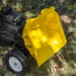 Aosom Manual Control Excavator Toy Car, Ride-On No Power Digger with Bucket, for Ages 3-6, Yellow - Image 8