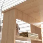 HOMCOM Maple L-Shaped Desk 360 Degree Rotating Corner Computer Desk with Storage Shelves - Image 9