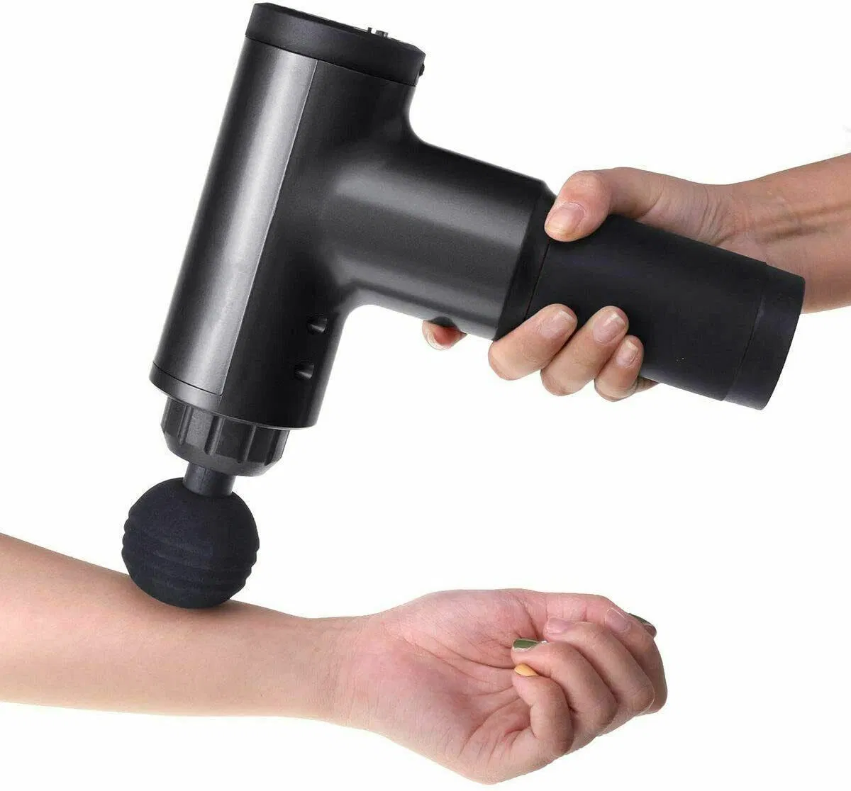 Percussion Massage Gun with 6 Speeds and 4 Massage Heads