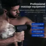 Percussion Massage Gun with 6 Speeds and 4 Massage Heads - Image 10