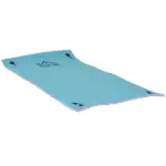 HOMCOM Mega Floating Water Mat, 10' x 5' 3-Layer Pool Float Raft for Lake and Ocean, Portable Foam Construction