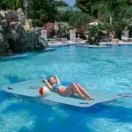 HOMCOM Mega Floating Water Mat, 10' x 5' 3-Layer Pool Float Raft for Lake and Ocean, Portable Foam Construction - Image 5