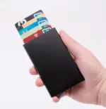 RFID Blocking Slim Stainless Steel Card Holder Wallet - Image 9