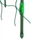 Metal Arch Trellis for Climbing Plants A-Frame with Net Outdoor Garden Green 17 x 72 x 72 - Image 8