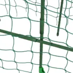 Metal Arch Trellis for Climbing Plants A-Frame with Net Outdoor Garden Green 17 x 72 x 72 - Image 9