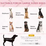 Metal Frame Elevated Pet Bed 48" x 46" Folding Dog Cot Summer Cooling Red - Image 7