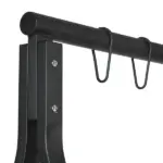 Outsunny Metal Porch Swing Stand 528 lb Capacity for Backyard Patio and Lawn Black - Image 8