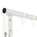 Metal Porch Swing Stand with 528 lb Capacity, White - Image 7